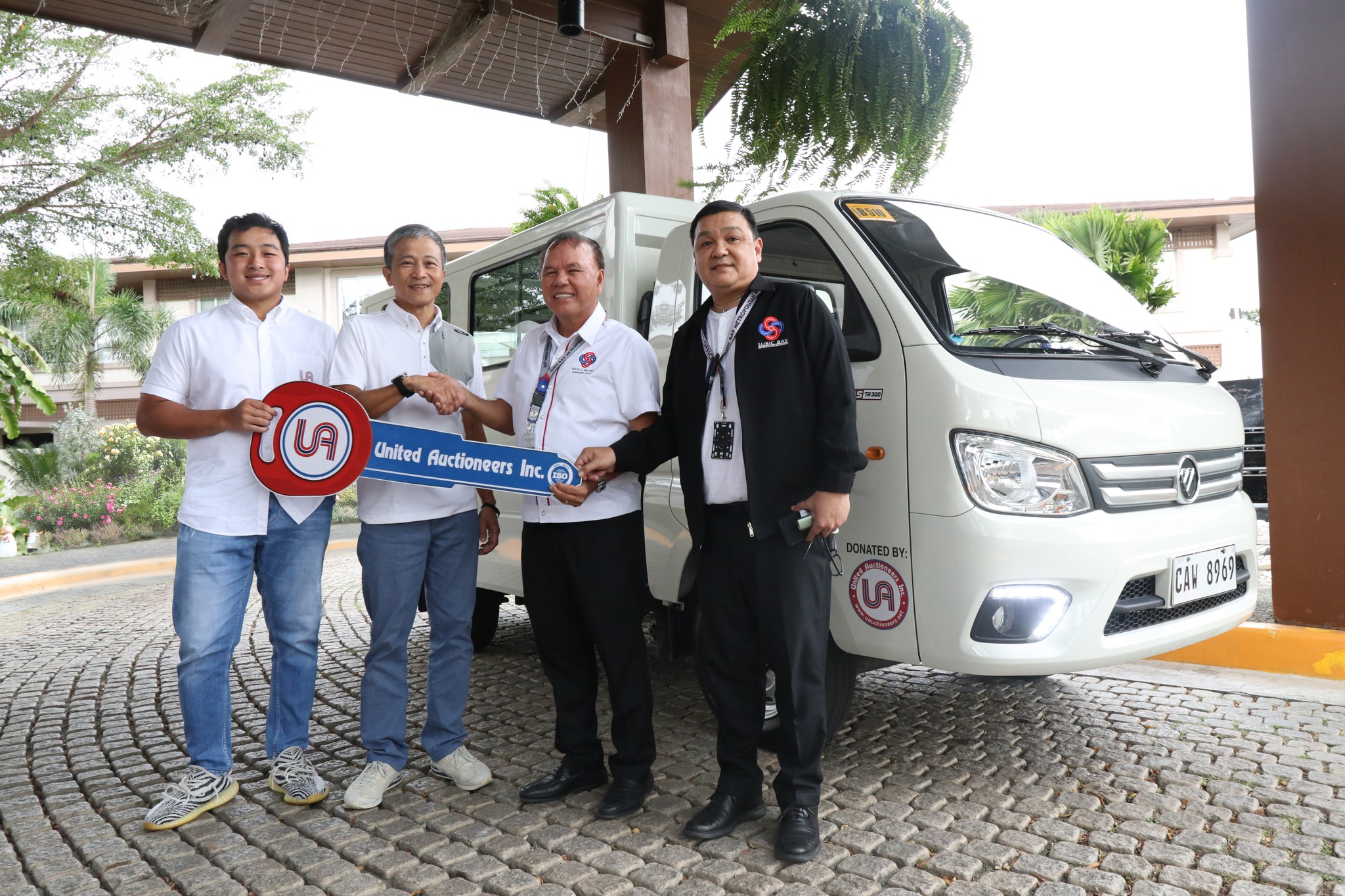 UAI DONATES FOTON HARABAS TO SBMA LAW ENFORCEMENT DEPARTMENT